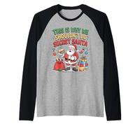 Es por eso Que no deberíamos Hacer Divertido a Papá Noel Secreto Camiseta Manga Raglan