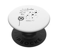 Es por la Libertad Que Cristo Nos ha liberado Gálatas 5:1 PopSockets PopGrip Adhesivo