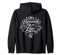 Es Porque Soy un Leo Funny Astrología Personalidad Zodíaco Sudadera con Capucha