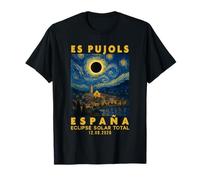 Es Pujols, España Eclipse Solar Total 2026 Camiseta