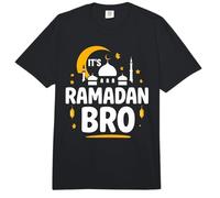 Es Ramadán Bro Feliz Ayuno Luna Creciente Islámica Musulmán Comfort Colors Adult Heavyweight T-Shirt