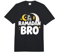 Es Ramadán Bro Feliz Ayuno Luna Creciente Islámica Musulmán Comfort Colors Adult Heavyweight T-Shirt