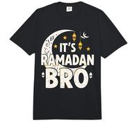Es Ramadán Bro Feliz Ayuno Luna Creciente Islámica Musulmán Comfort Colors Adult Heavyweight T-Shirt