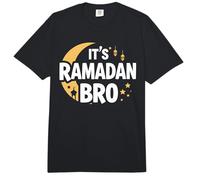 Es Ramadán Bro Feliz Ayuno Luna Creciente Islámica Musulmán Comfort Colors Adult Heavyweight T-Shirt