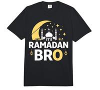 Es Ramadán Bro Feliz Ayuno Luna Creciente Islámica Musulmán Comfort Colors Adult Heavyweight T-Shirt