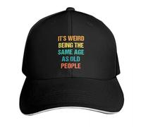 Es Raro Tener la Misma Edad Que los Mayores, Gorra de béisbol Vintage, Ropa Urbana, Hombre Gorra de Golf, Gorra Nueva, Hombre Femenino, Gorra