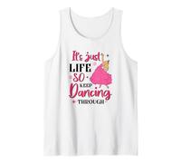 Es solo la vida, así que sigue bailando - Pink Witchy Camiseta sin Mangas