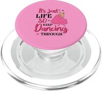 Es solo la vida, así que sigue bailando - Pink Witchy PopSockets PopGrip para MagSafe