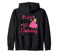 Es solo la vida, así que sigue bailando - Pink Witchy Sudadera con Capucha