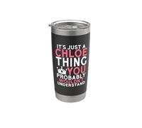 Es solo una cosa de Chloe que probablemente no entenderías Vaso térmico de acero inoxidable de doble pared