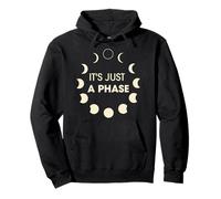 Es Solo una Fase Lunar Fases Ciencia Espacial Mujeres Hombres niños Sudadera con Capucha