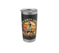 Es sucio porque juego con él Dirty Muddy Off-Road Racing Vaso térmico de acero inoxidable de doble pared