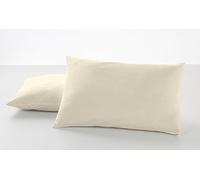 Es-Tela Funda de Almohada combinada Lisa 50% algodón, 0% poliéster, Densidad de Hilos...