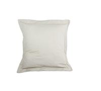 ES-TELA - Funda de cojín COMBI LISOS color Crema - Medidas 40x40 cm. - 50% Algodón-50% Poliéster - 144 Hilos