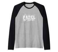Es Tiempo de pádel Listo para pádel Camiseta Manga Raglan