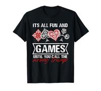 Es Todo Divertido y Juegos Mal diseño de la Tarjeta Trump Camiseta
