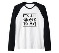 Es Todo Griego para mí Camiseta Manga Raglan