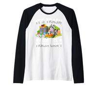 Es un Bote de Basura, no Puede ser Basura Camiseta Manga Raglan