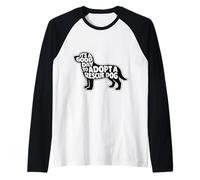 Es un Buen día para Adoptar a un voluntario de Trabajo de Rescate Camiseta Manga Raglan