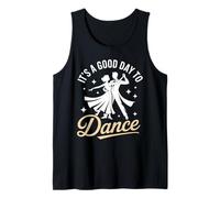 Es un Buen día para Bailar Salón Salsa Tango Baile Camiseta sin Mangas
