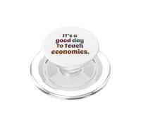 Es un Buen día para enseñar Profesor de economía PopSockets PopGrip para MagSafe