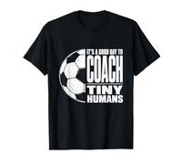 Es un Buen día para Entrenar a pequeños Humanos fútbol Minimalista Camiseta