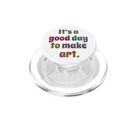 Es un Buen día para Hacer Arte, Pintor Artista Maestro Pintura PopSockets PopGrip para MagSafe