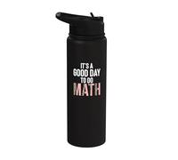 Es un buen día para hacer matemáticas Amante del maestro Nerd Matemáticas Stainless Steel Insulated Water Bottle