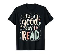Es un Buen día para Leer Bookworm Fun Happy Reading Vibe Camiseta