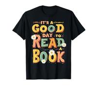 Es un Buen día para Leer Cheerful Reader Classic Book Lover Camiseta