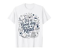 Es un Buen día para Leer Libro Amor Cozy Bookworm Reading Love Camiseta