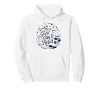 Es un Buen día para Leer Libro Amor Cozy Bookworm Reading Love Sudadera con Capucha