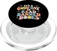 Es un Buen día para Leer Libros prohibidos Amante de Libros Adictos a los Libros PopSockets PopGrip para MagSafe
