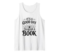 Es un Buen día para Leer un Amante literario de Libros Camiseta sin Mangas