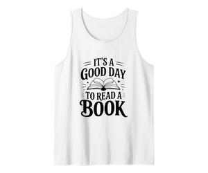 Es un Buen día para Leer un Amante literario de Libros Camiseta sin Mangas