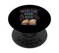 Es Un Buen Día para Leer Un Libro Reserve Lector Lectura PopSockets PopGrip Adhesivo