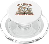 Es un Buen día para Leer un Libro | Wildflower Librarian PopSockets PopGrip para MagSafe