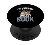 Es un Buen día para Leer una Escuela de Profesores de lectores Amantes de los Libros PopSockets PopGrip Adhesivo