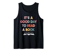 Es un Buen día para Leer una Lectura de la Biblioteca para Amantes de los Libros Camiseta sin Mangas