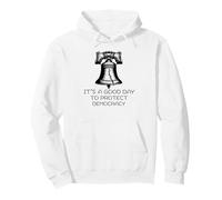 Es un Buen día para Proteger la Democracia Política Demócrata Sudadera con Capucha