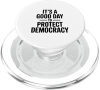 Es un Buen día para Proteger la Democracia y los entusiastas del Voto PopSockets PopGrip para MagSafe