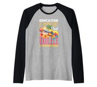 Es un Buen día para Tocar Ukelele músico Hawaiano Camiseta Manga Raglan