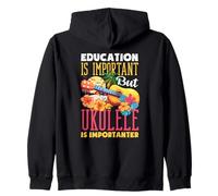 Es un Buen día para Tocar Ukelele músico Hawaiano Sudadera con Capucha