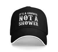 Es Un Cultivador, No Una Ducha Hombre Mujer Gorras Hip Hop Transpirable Gorra Trucker Casual Gorra De Béisbol para Golf Senderismo Running