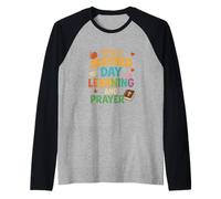 Es un Día Bendito Aprendizaje y Oración de Amor Aprendizaje Camiseta Manga Raglan