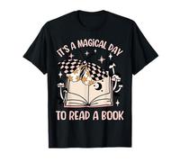 Es un día mágico para leer un libro Mariposa bibliófila Camiseta