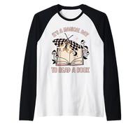 Es un día mágico para leer un libro Mariposa bibliófila Camiseta Manga Raglan