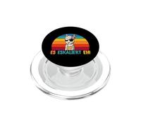 Es un Escalador para Fiestas y Celebraciones Retro Frases PopSockets PopGrip para MagSafe