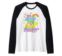 Es un Gran día para Construir futuros Divertido Maestro de motivación Camiseta Manga Raglan