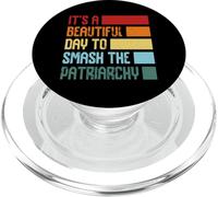 Es un Hermoso día para Aplastar el patriarcado PopSockets PopGrip para MagSafe